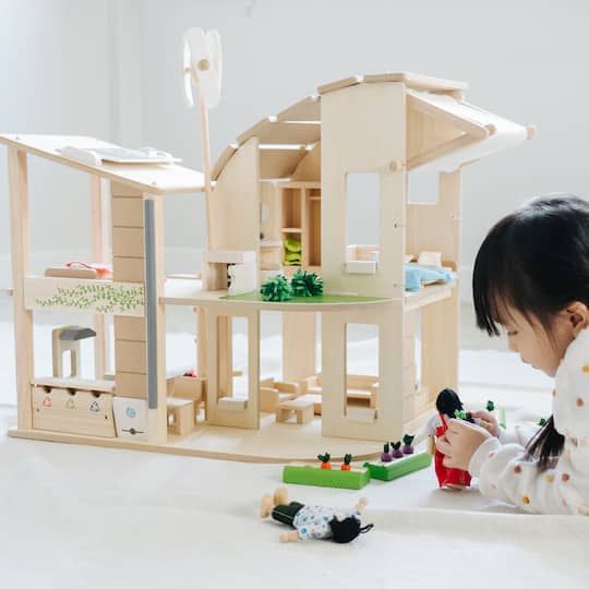 PlanToys Wooden Dollhouse Furniture Set